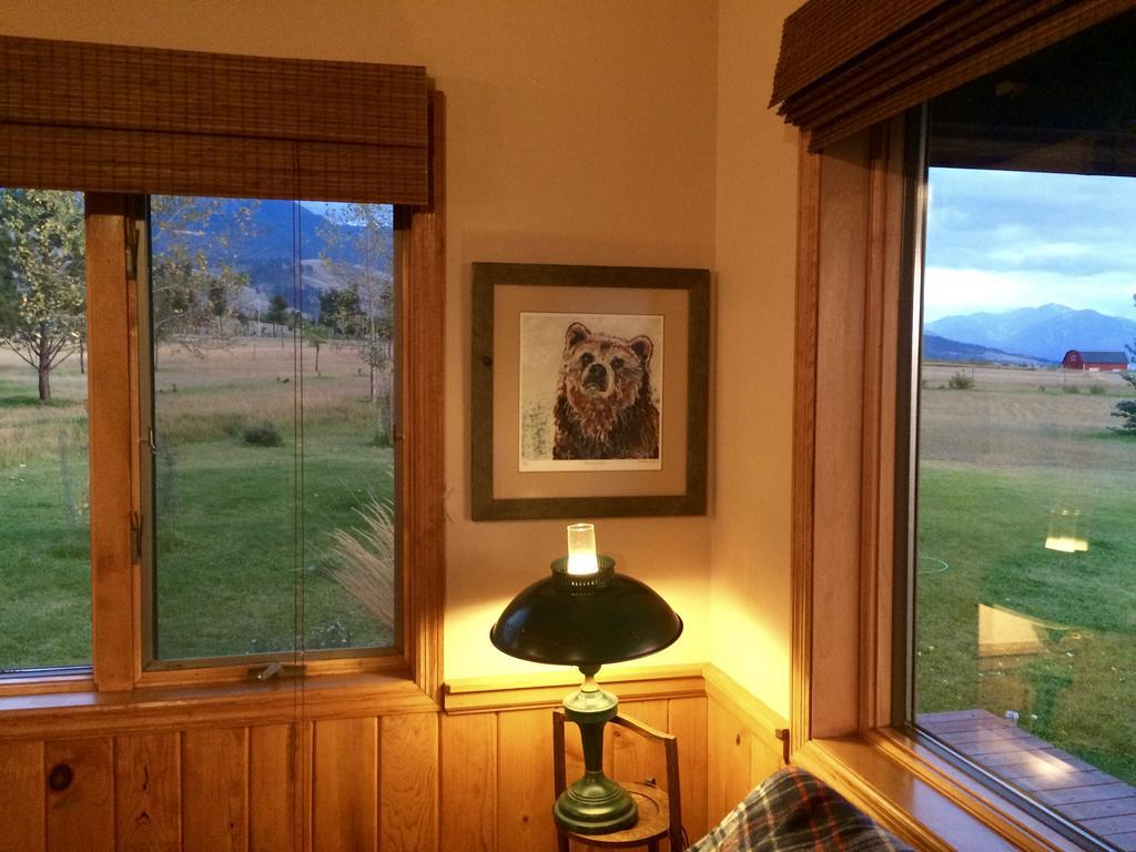 Pine Creek Cabin Livingston Montana Villa Camera foto