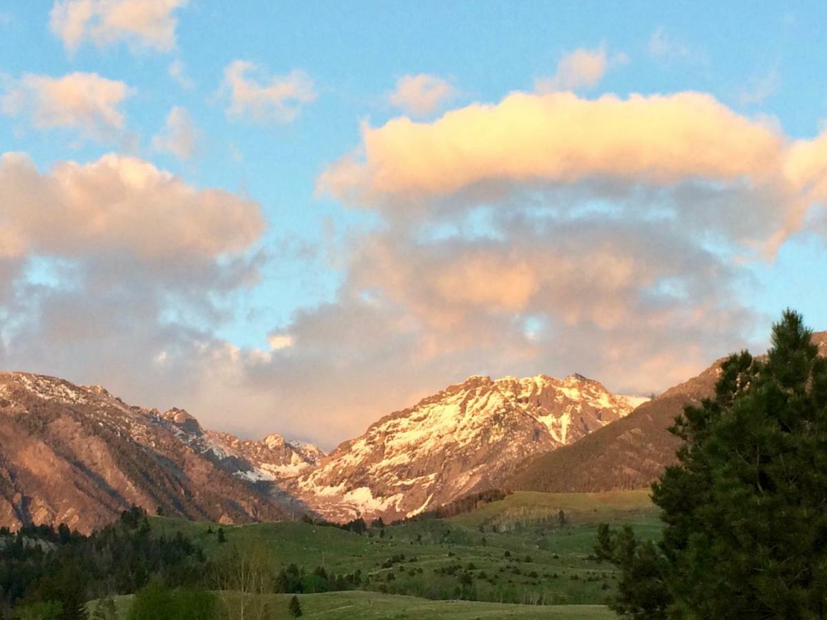 Pine Creek Cabin Livingston Montana Esterno foto